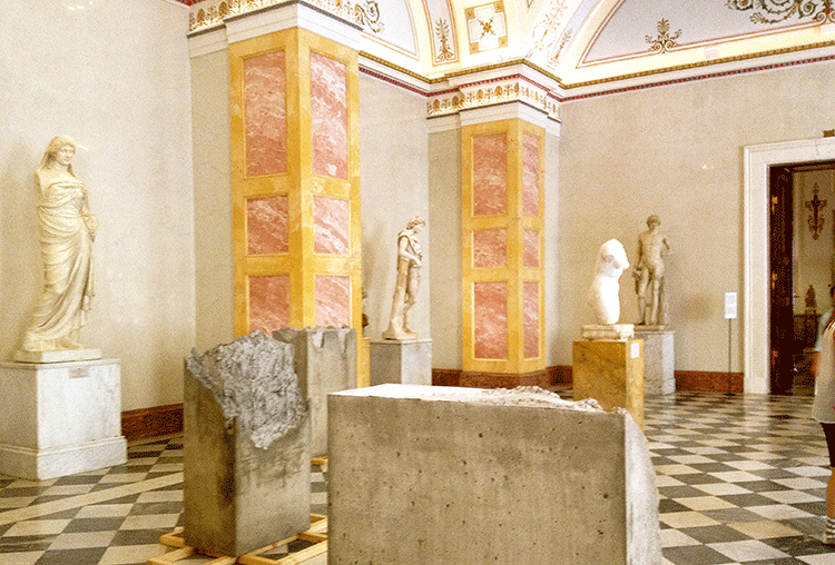 Lara Favaretto's works in The Winter Palace